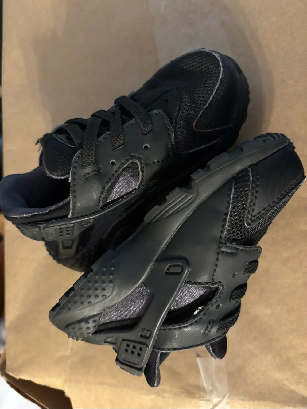 Nike Kids' Huarache Run TD - Triple Black